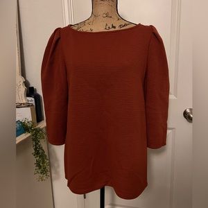 🍂 Spiced apple puff sleeve sweater